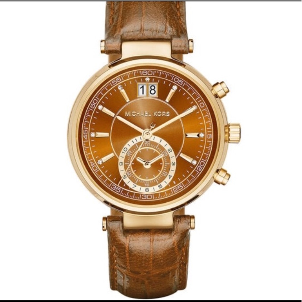 Michael Kors leather women’s watch